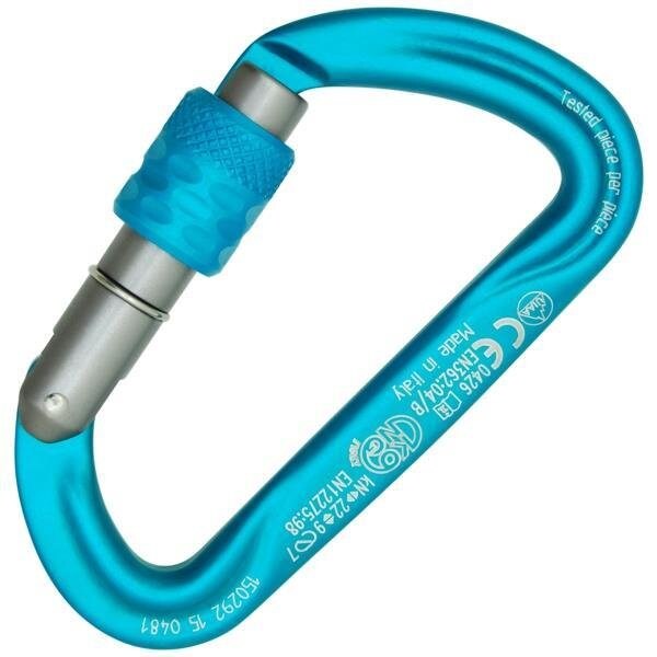 Kong Usa Asymmetric, 93 mm Length, 15 mm Gate Opening, Aluminum Alloy, Cyan/Grey/Cyan 719HA0BDBKK - main